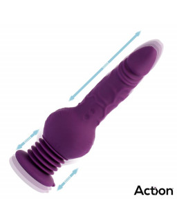 Booster Vibrador con Thrusting Ultra Jet Thruster con Potente Ventosa