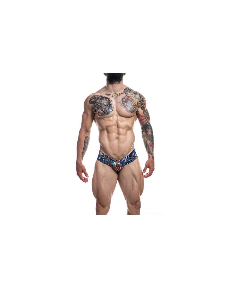 Calzoncillo Alto High Cut Cheeky Brief Tattoo Talla XL