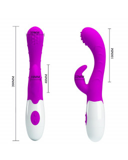 Vibrador Arthur con Movimiento Finger Purpura