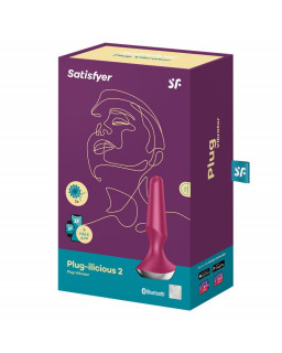 Plug ilicious 2 Plug Anal con Vibracion con Satisfyer Connect App Berry