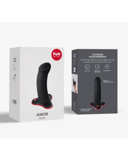 Amor Dildo Black Red