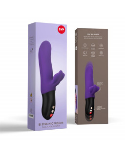 Vibrador con Empuje Bi Stronic Fusion Violett