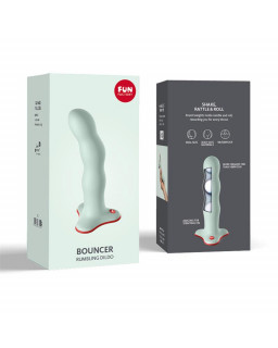 Bouncer Dildo con Bolas Internas Sage Green