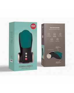 Cobra Libre II Estimulador para el Pene Black Deep Sea Blue