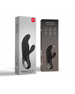 Vibrador de Punto G Miss Bi Black