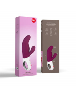 Vibrador para el Punto G Miss Bi Grape and White