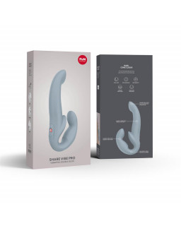 Share Vibe Pro Vibrador Doble Cool Grey