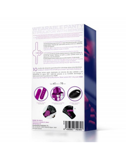 No Seventeen Estimulador de Braguita Control Remoto USB Magnetico Purpura