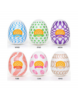 Pack de 6 Huevos Tenga Egg Wonder Package