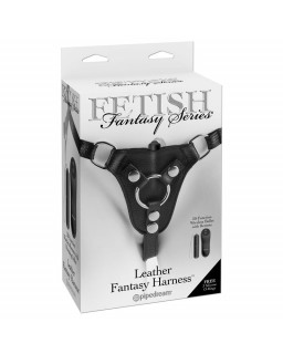 Fetish Fantasy Series Leather Fantasy Harness Blac