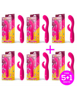 Pack 51 Cakey Vibrador Punto G y Conejito Silicona