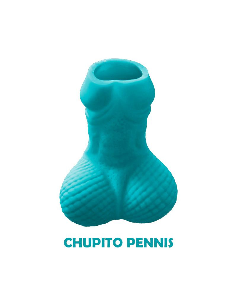 Chupito Forma Pene Color Azul