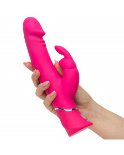 Vibrador Realistic Dual Density Rabbit Rosa