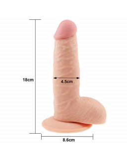 Dildo The Ultra Soft Dude 75 Natural