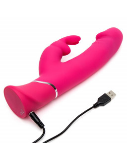 Vibrador Realistic Dual Density Rabbit Rosa