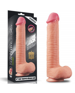 Dildo Nature 12 Dual Layer Natural