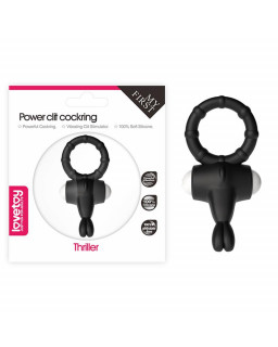 Anillo Vibrador Power Clit Negro