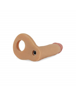 Dildo The Ultra Soft Double con Vibracion 58 Natural