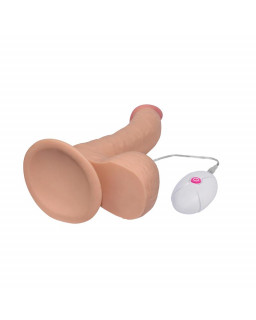 Dildo The Ultra Soft Dude con Vibracion 88 Natural