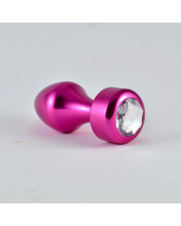 Plug Anal Fuchsia Rosebud con Joya