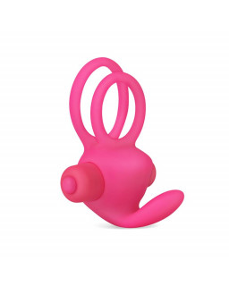 Anillo Vibrador Doble Power Clit Duo Rosa