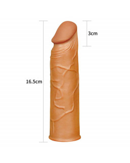 Funda para el Pene Pleasure X Tender Marron