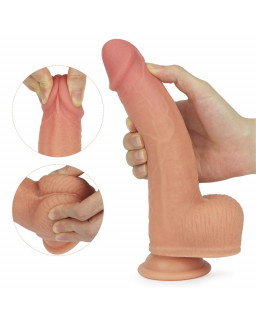 Dildo Nature Cock con Vibracion y Rotacion Anthony Natural