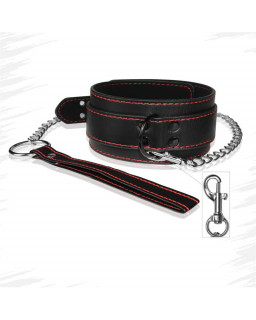 Collar y Correa Bondage Negro