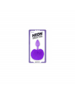 Neon Plug Anal con Cola Purpura