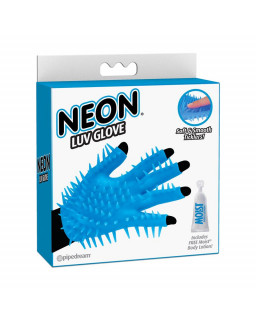 Neon Guantes Estimualadores Azul