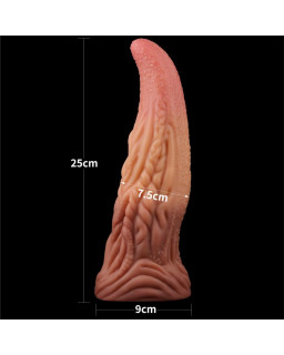 Dildo Tongue 10 Dual Layer