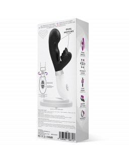 Sliper Vibrador Conejito Silicona Negro