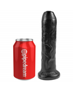 King Cock Dildo Realista con Glande Retractil Color Negro 7