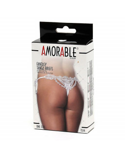 Tanga Fantasia Blanco Talla Unica