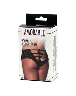 Braguitas Tipo Corset Negras Talla unica