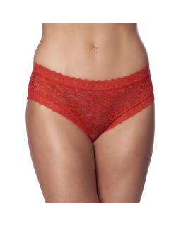 Braguitas Ancha Tipo Corset Rojas Talla unica