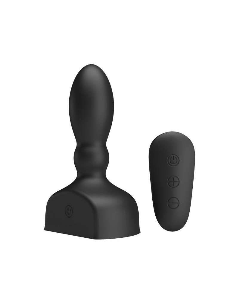 Estimulador Anal Harriet Inflable USB Silicone Negro