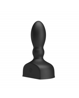 Estimulador Anal Harriet Inflable USB Silicone Negro